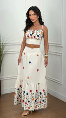 Conjunto Linho Bordado Francesca