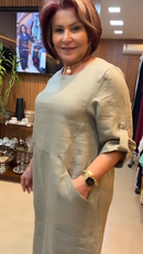Vestido 100% Linho Rita
