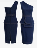 Vestido Lápis Jeans