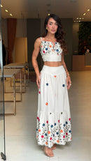 Conjunto Linho Bordado Fiore