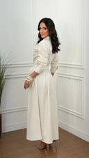 Vestido Linho Giordana Com Cinto