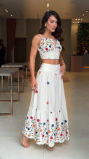 Conjunto Linho Bordado Fiore