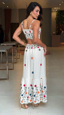 Conjunto Linho Bordado Fiore