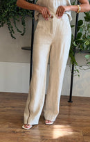 Conjunto 100% Linho natural Bella