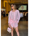 Chemise com Lenço
