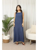 Vestido 100% Linho Regata