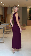 Vestido Canelado Envelope