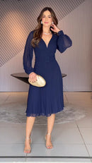 Vestido Plissado