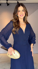 Vestido Plissado
