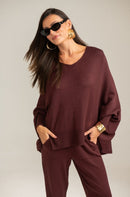 Conjunto Tricot capa e calça Jogger