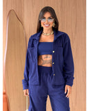 Conjunto (jaqueta+calça) Maíra