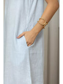 Vestido 100% Linho Regata