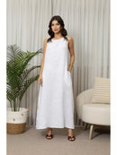 Vestido 100% Linho Regata