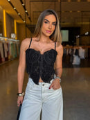 Corset Renda Luxo