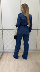 Conjunto Jeans Pantalona Detroit