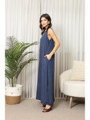 Vestido 100% Linho Regata