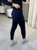 Calça De Tricô Com Barra Italiana Gabi