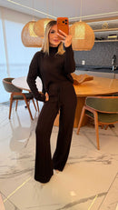 Conjunto Tricot Trançado Georgina