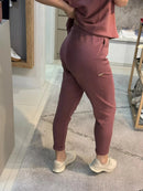 Calça De Tricô Com Barra Italiana Gabi