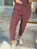 Calça De Tricô Com Barra Italiana Gabi
