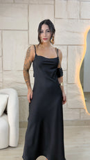 Vestido Cetim Alça
