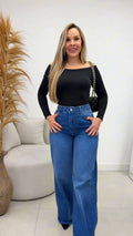 Calças wide Leg NXO