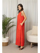 Vestido 100% Linho Regata