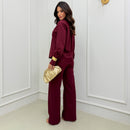 Conjunto Linho Camisa Alongada e Pantalona